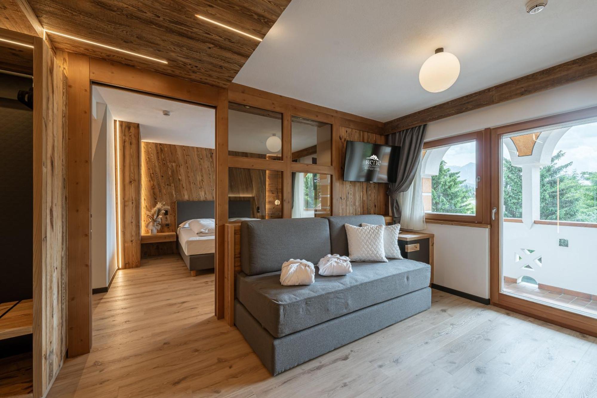 Rene Dolomites Boutique Hotel Поцца-ди-Фасса Экстерьер фото